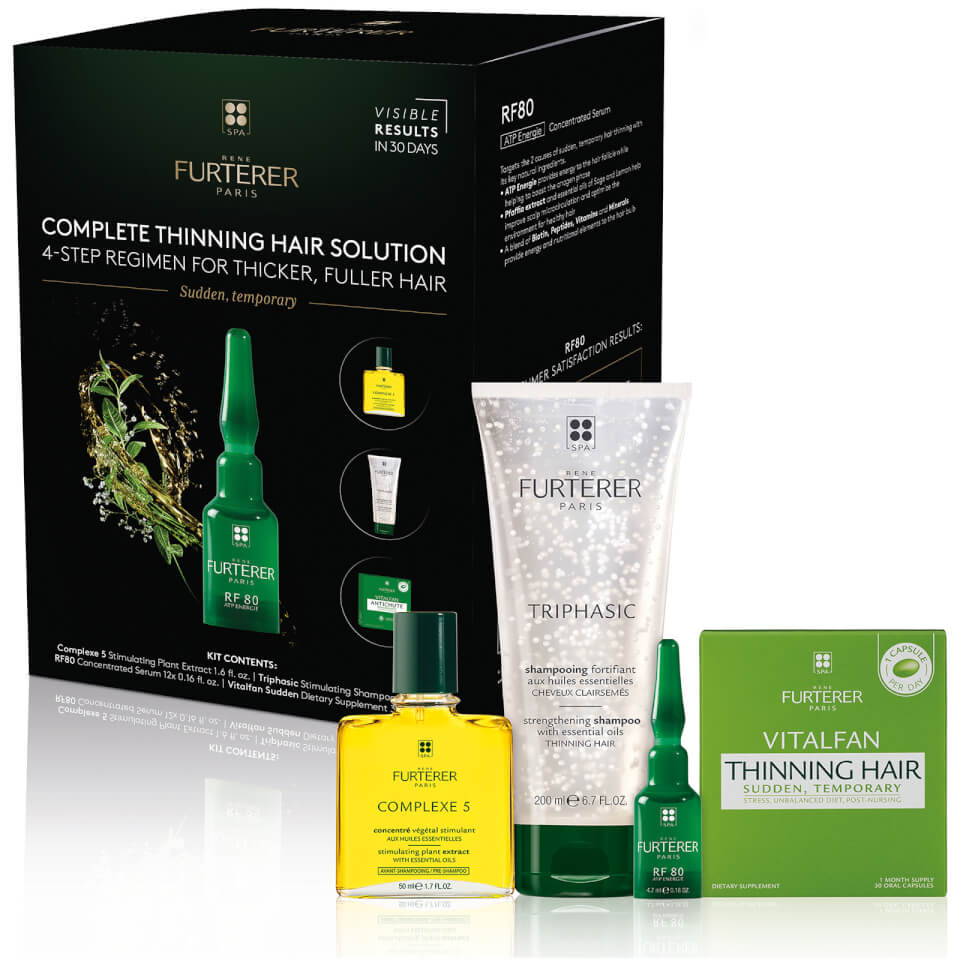 Rene Furterer Complete Thinning Hair Solution 4 Step Kit Sudden