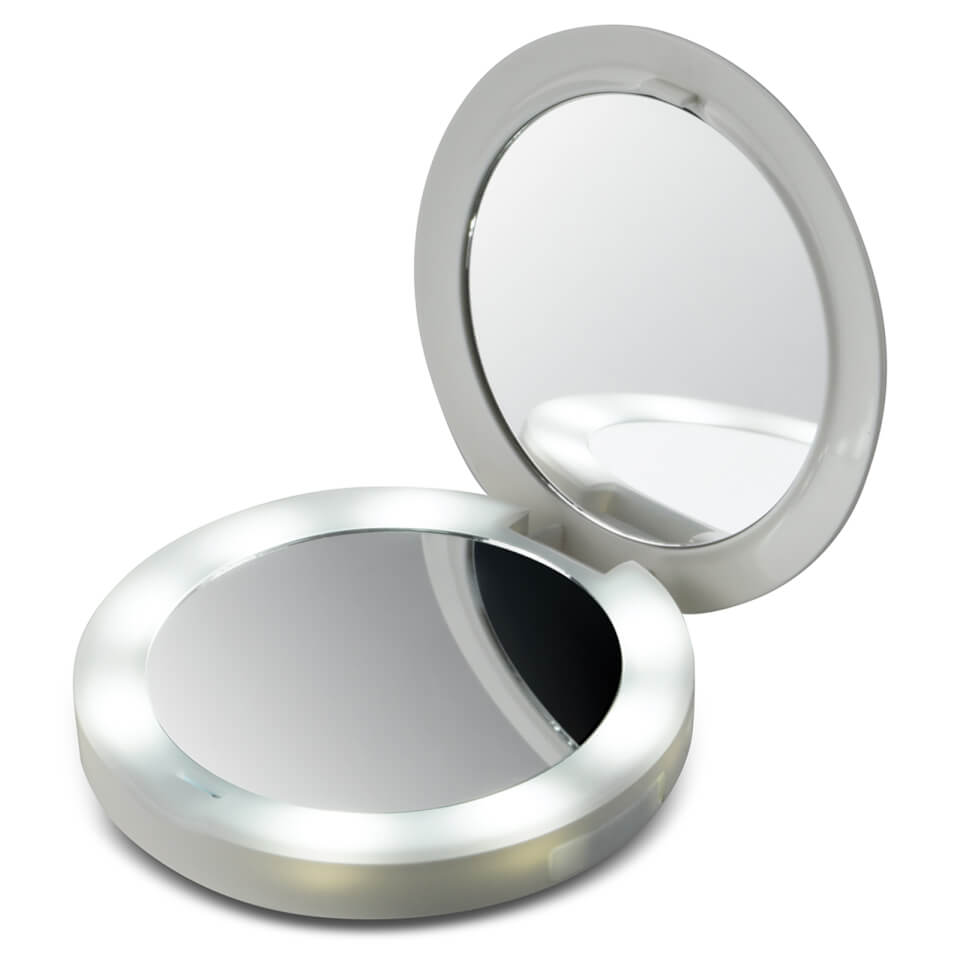 Homedics Pretty And Powerful Compact Mirror Power Bank Beautyexpert