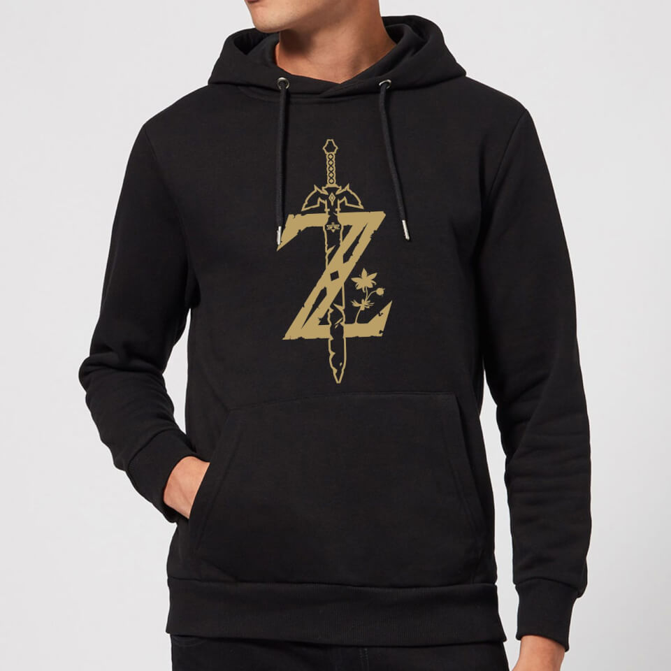 Nintendo Legend Of Zelda Master Sword Hoodie - Black ...