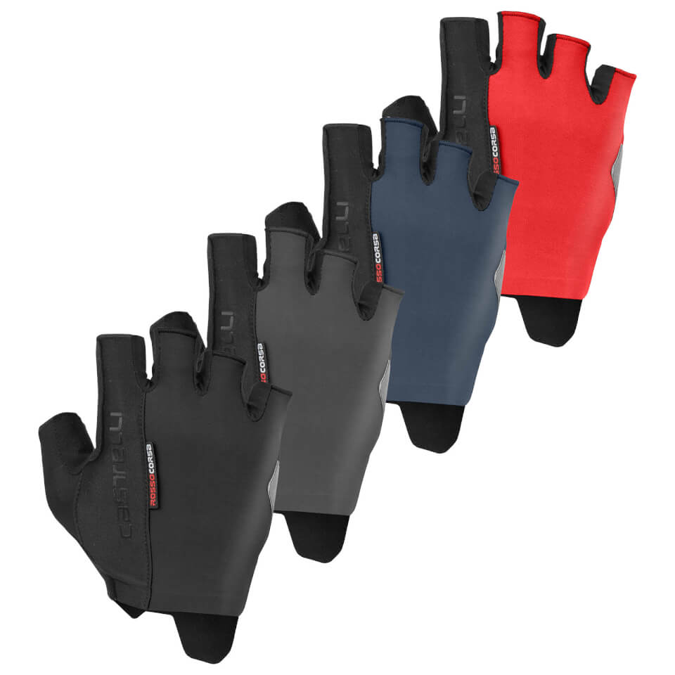 Castelli - ROSSO CORSA ESPRESSO | Handsker CASTELLI ROSSO CORSA ESPRESSO HANDSKER BLACK | Handsker