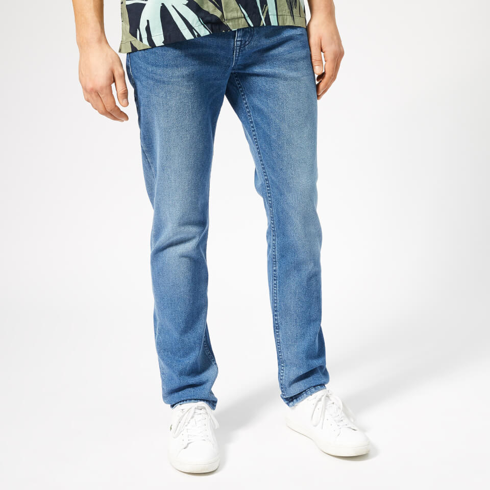 BOSS Men's Delaware Jeans Light Wash Mens Clothing