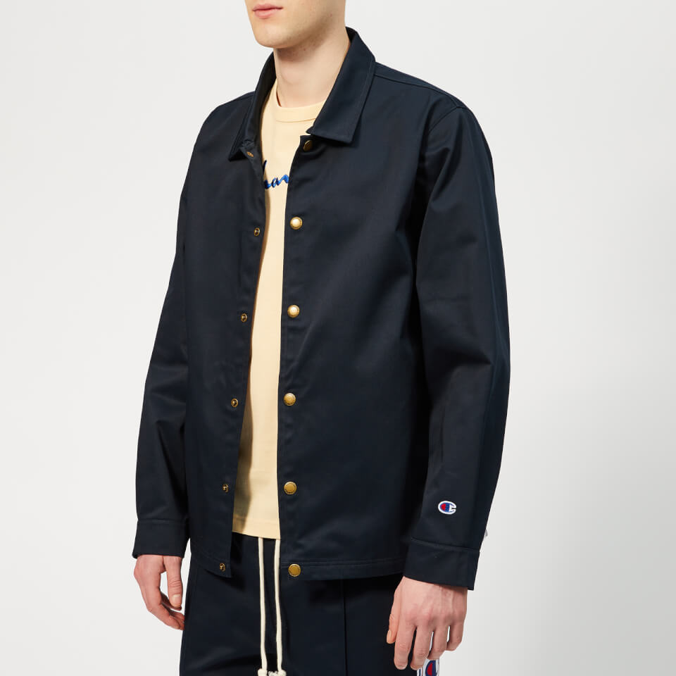 Champion Men's Tape Coach Jacket - Navy - Free UK Delivery Available