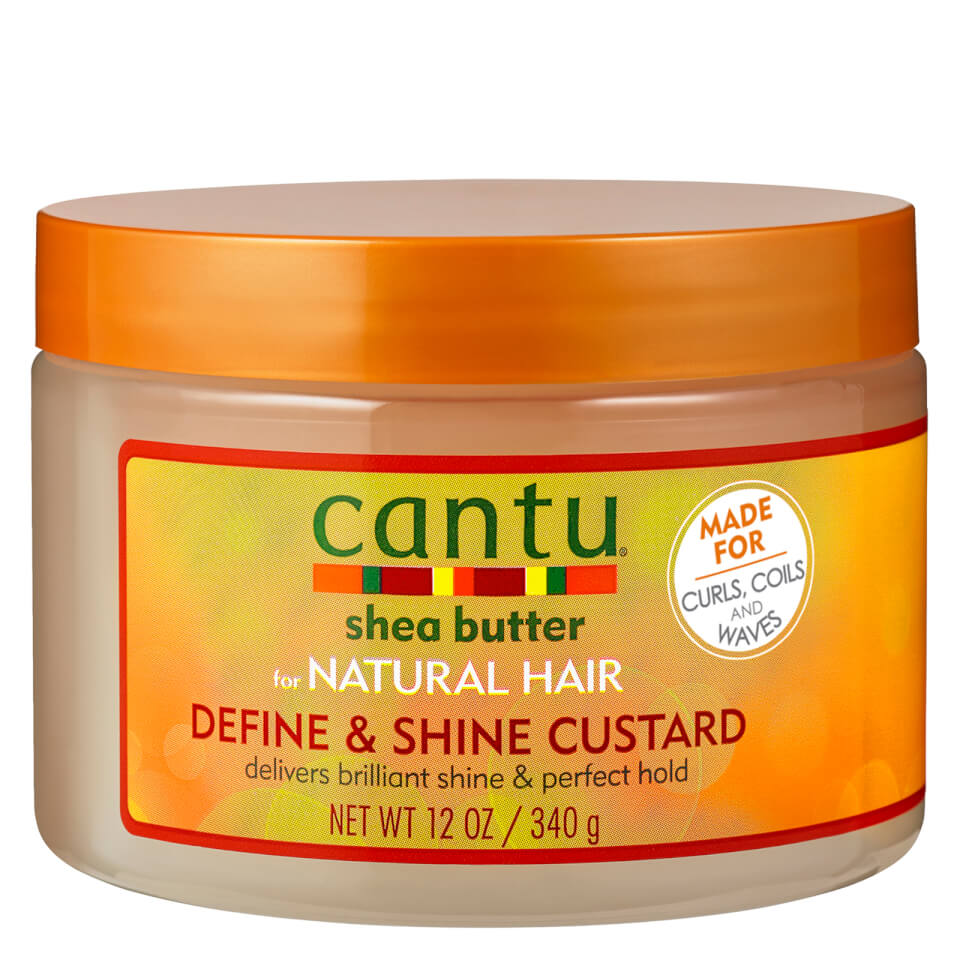 Cantu Natural Hair Styling Gel Cantu Shea Butter for Natural Hair Define & Shine Custard 340g
