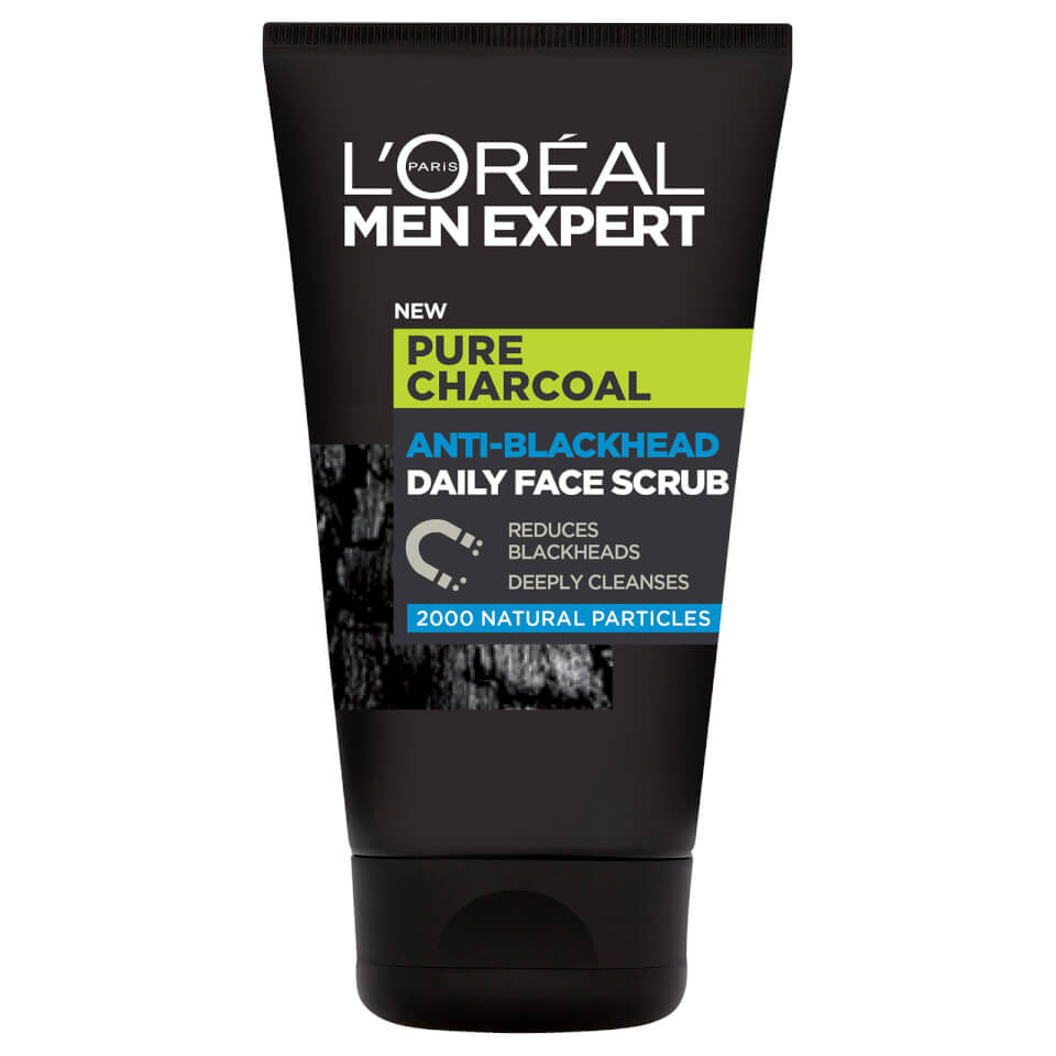 L Oreal Paris Men Expert Pure Charcoal Anti Blackhead Daily Face Scrub 100ml Lookfantastic From specially curated after shave products to soothe skin and guarantee the closest shave. l oreal paris men expert pure charcoal anti blackhead daily face scrub 100ml