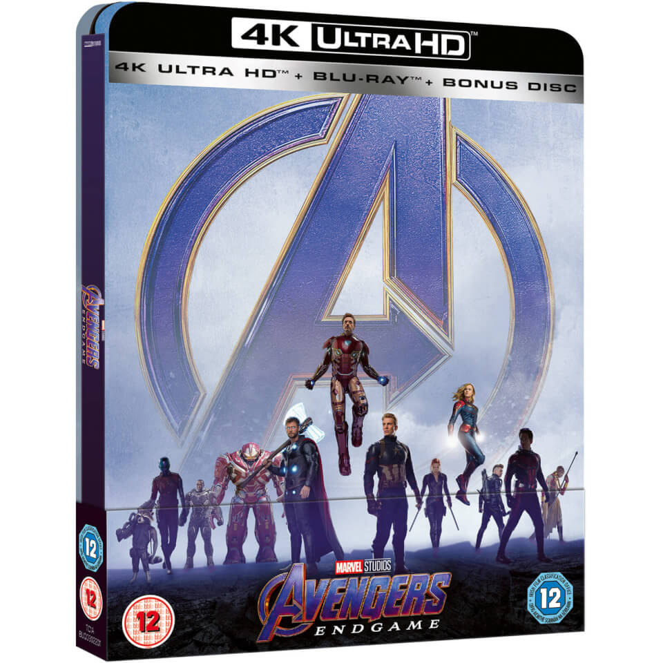 Avengers Endgame Zavvi Exclusive 4k Ultra Hd Steelbook Includes 2d Blu Ray Blu Ray Zavvi Uk