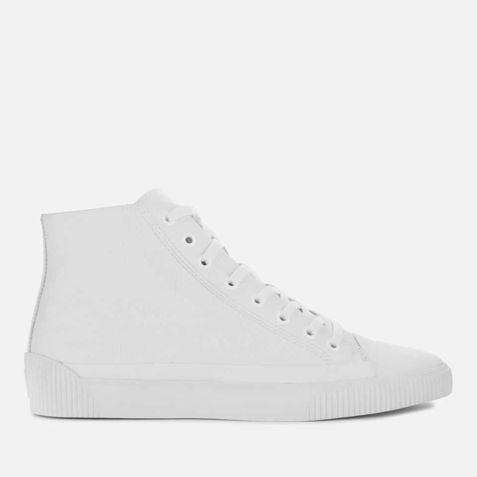 hugo zero leather trainers white