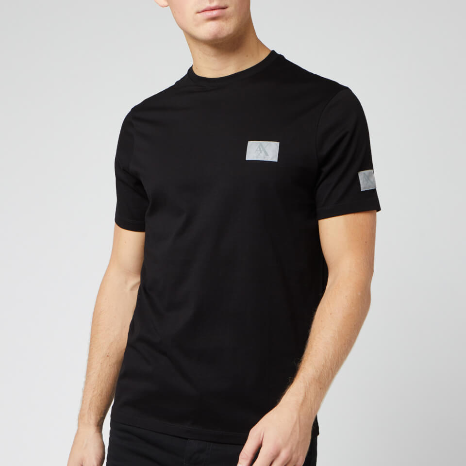 armani exchange reflective t shirt