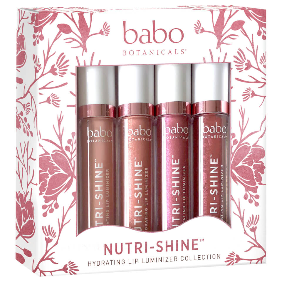 Babo Botanicals Nutri-Shine Luminizer Vegan Lip Gloss Gift Set (Set of