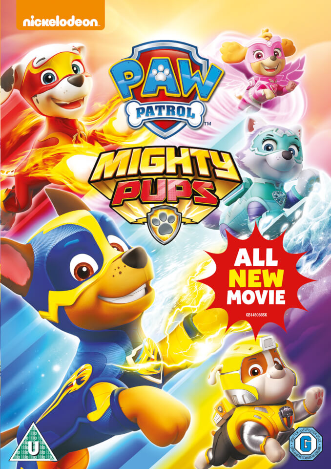 Paw Patrol Mighty Pups DVD Zavvi