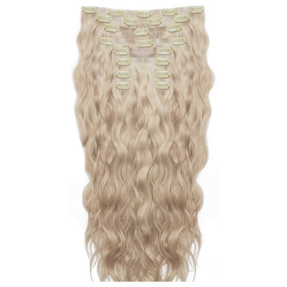 Beauty Works 18 Inch Beach Wave Double Hair Extension Set Various