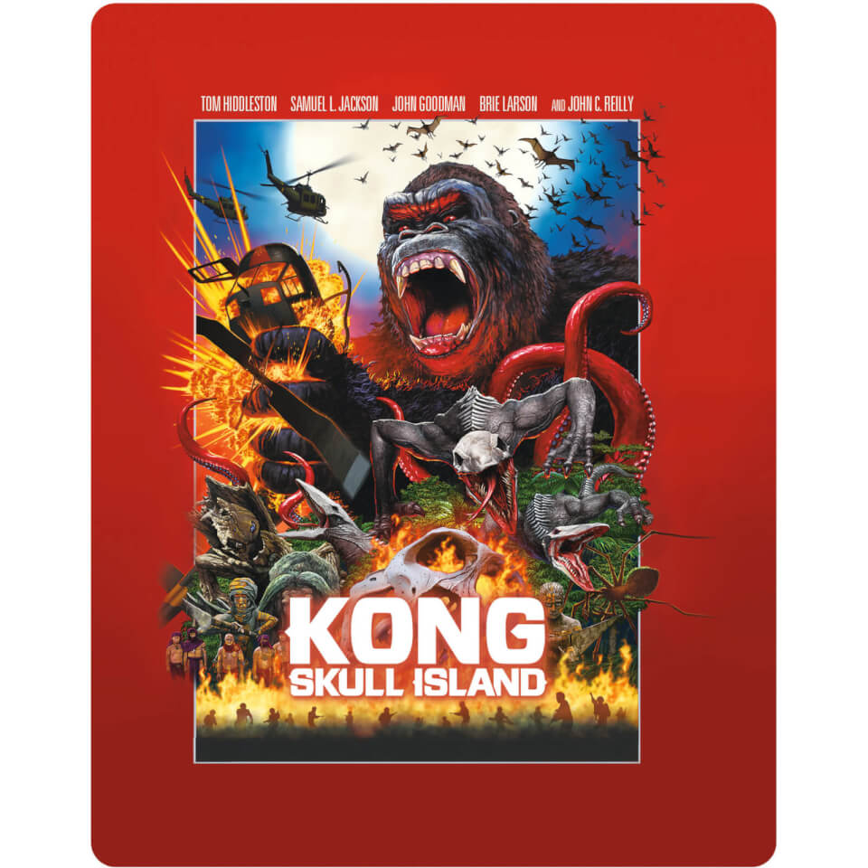 Kong Skull Island Zavvi Exclusive 4k Ultra Hd Steelbook