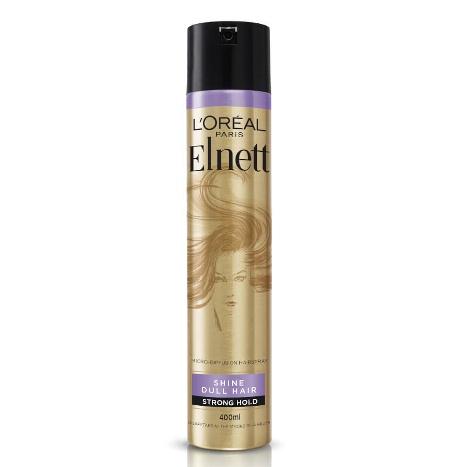 L'Oréal Paris Hairspray by for Shine Dull Hair Strong Hold 400ml Free Shipping