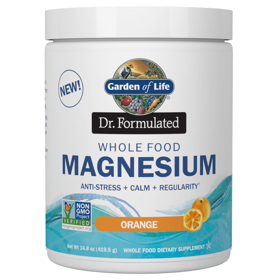 Whole Food Magnésium Orange 419,5g Garden of Life FR