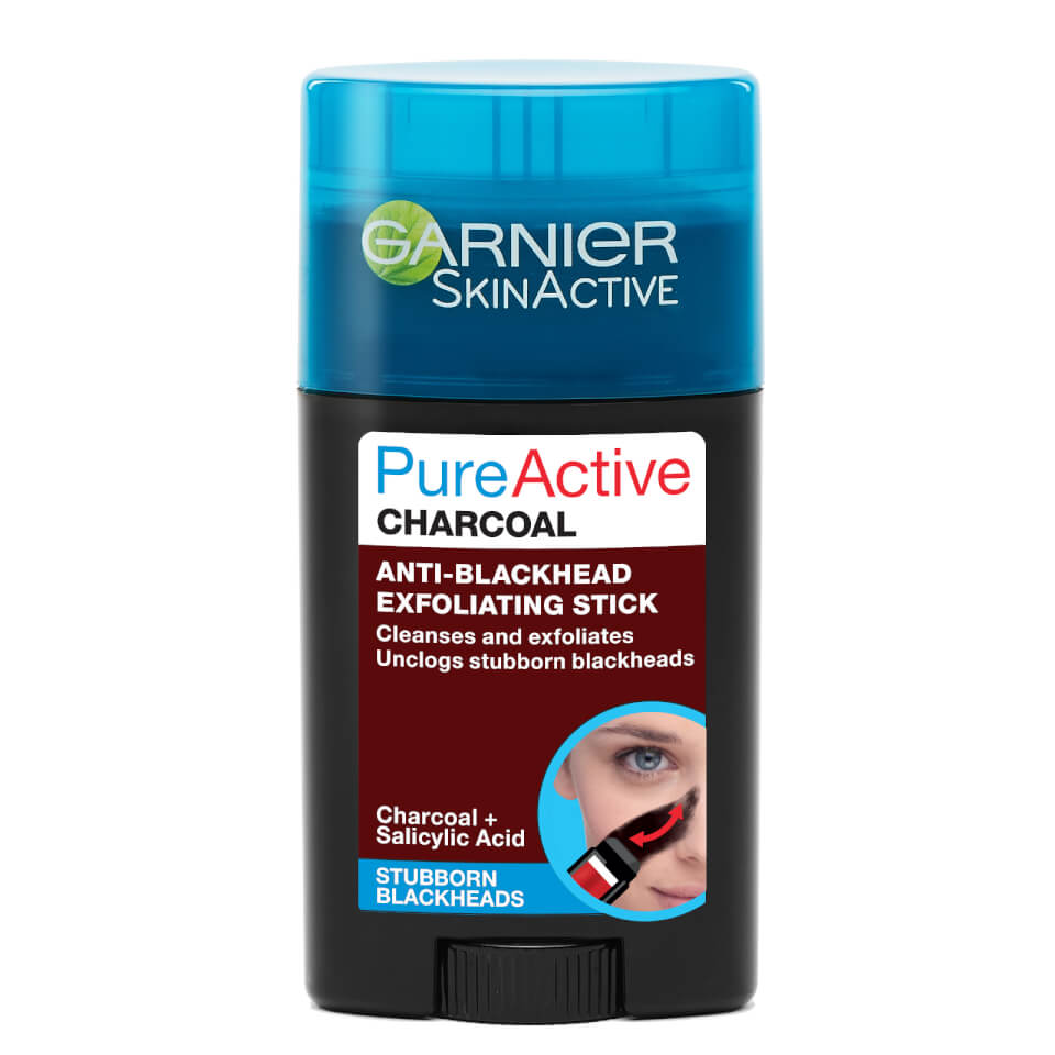 Garnier Pure Active Charcoal Anti Blackhead Exfoliating Stick 50ml Free Shipping Lookfantastic