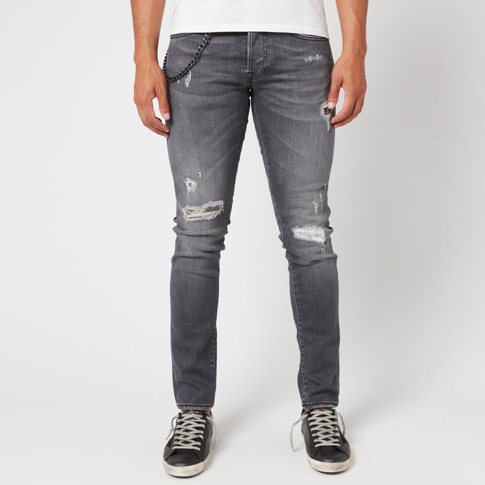 Tramarossa Men's 1980 Ripped Jeans - Denim Comfort Grey | TheHut.com