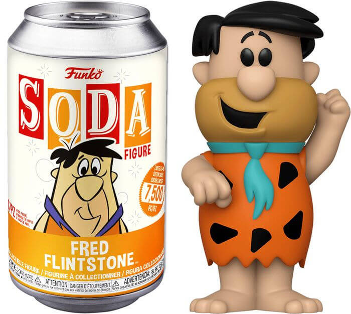 The Flintstones Fred Flintstone Vinyl Soda Figure in
