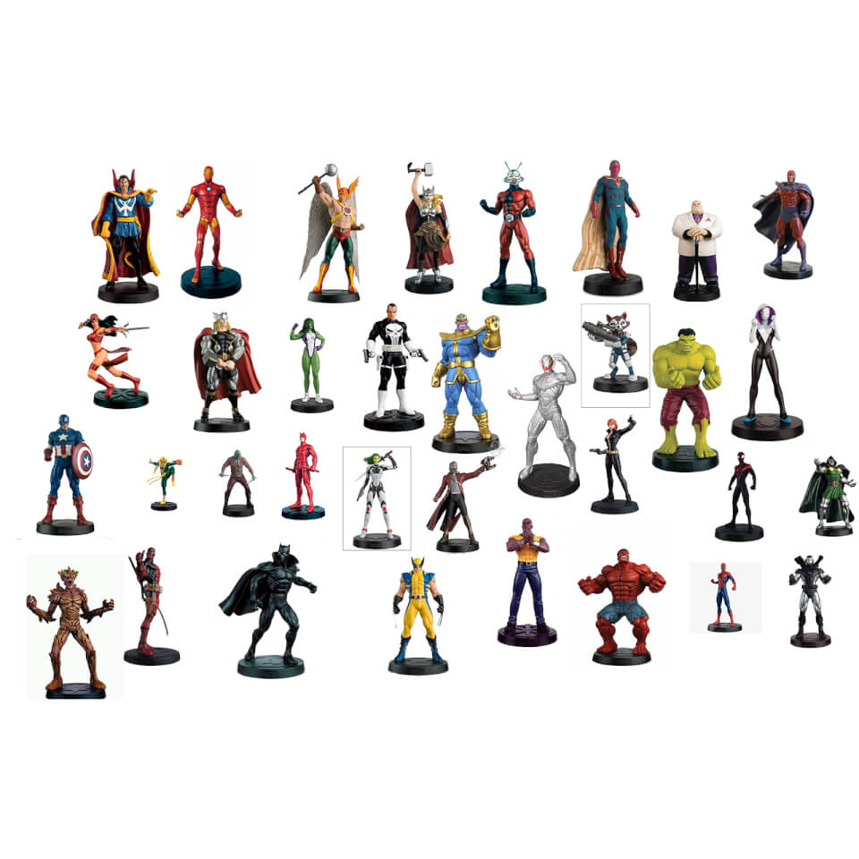 Eaglemoss Marvel Ultimate Collector's Set of 10 Figures (Set 1) with