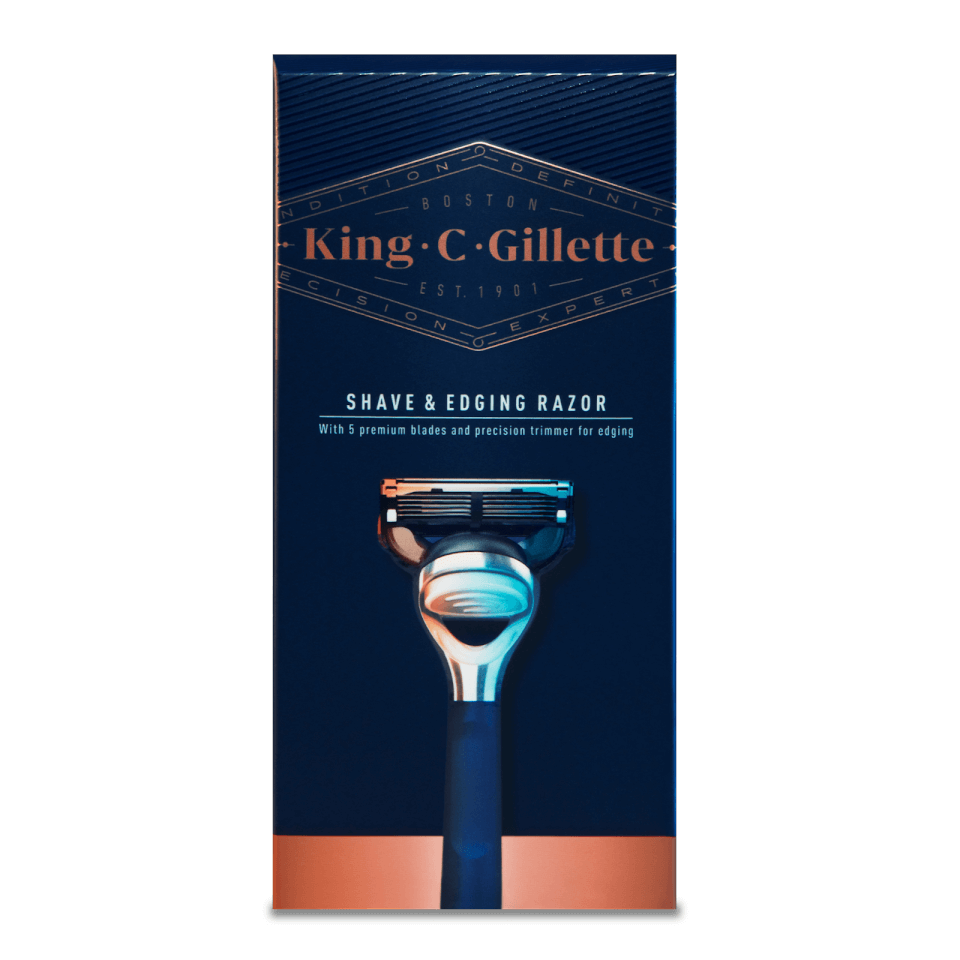 Shave and Edging Razor King C. Gillette 