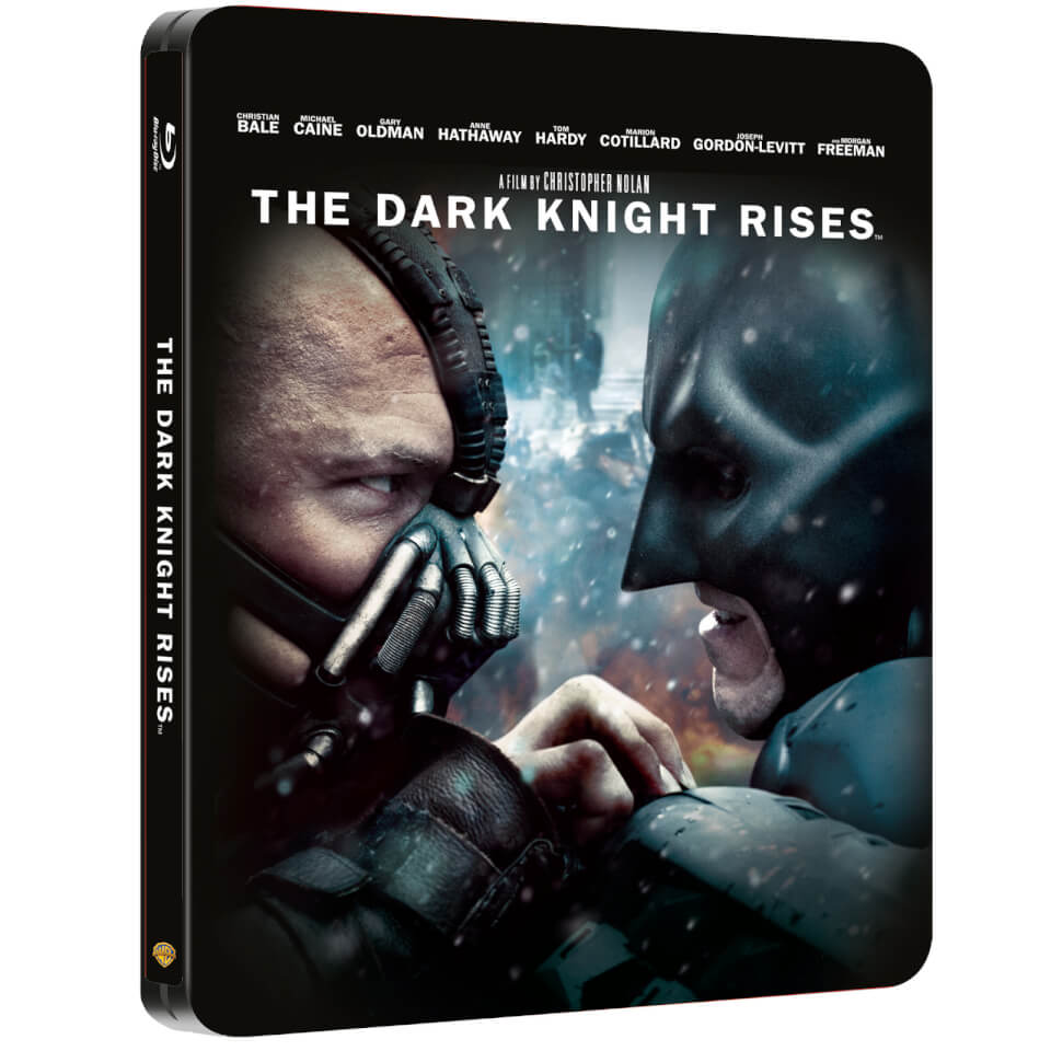 The Dark Knight Rises Zavvi Exclusive 2 Disc Blu Ray Steelbook