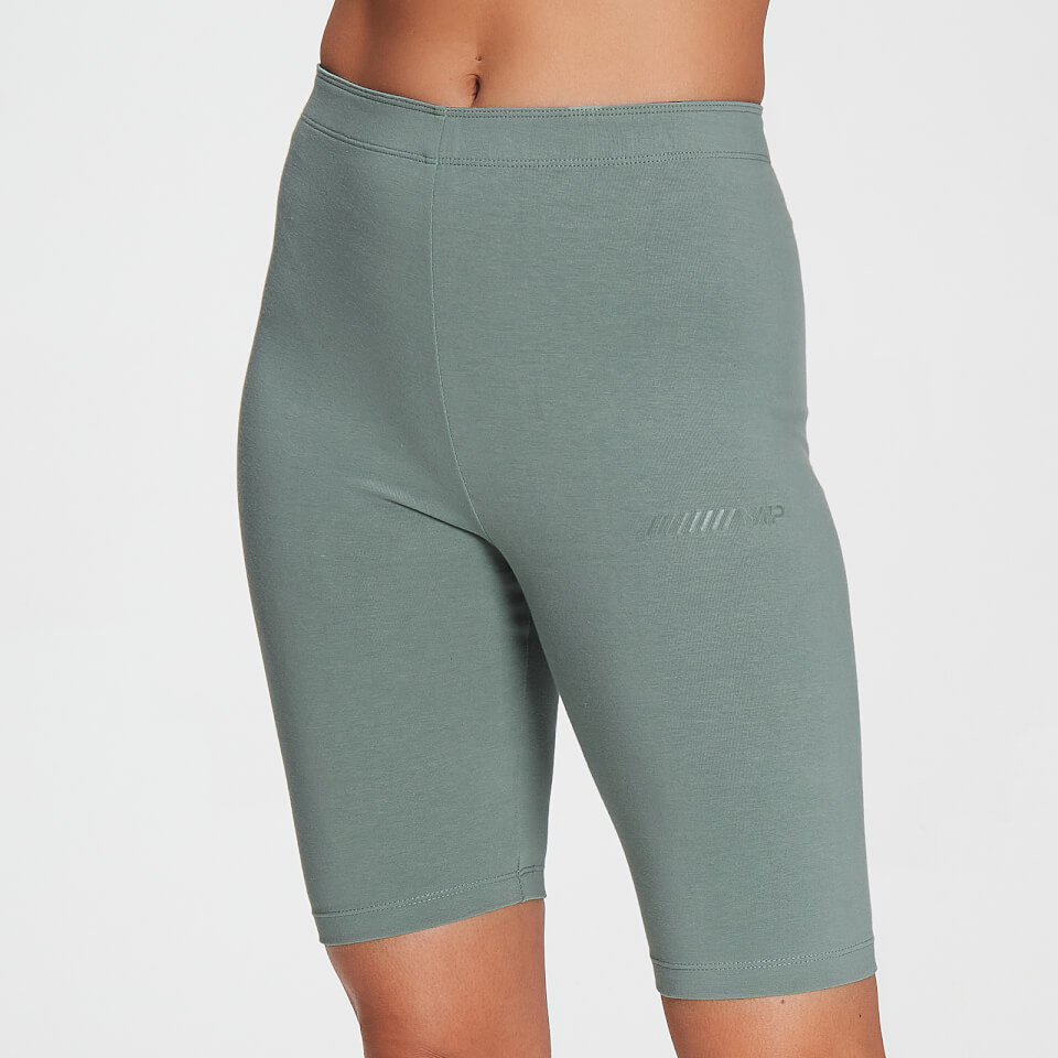 Women's Tonal Cycling Shorts Green MYPROTEIN™
