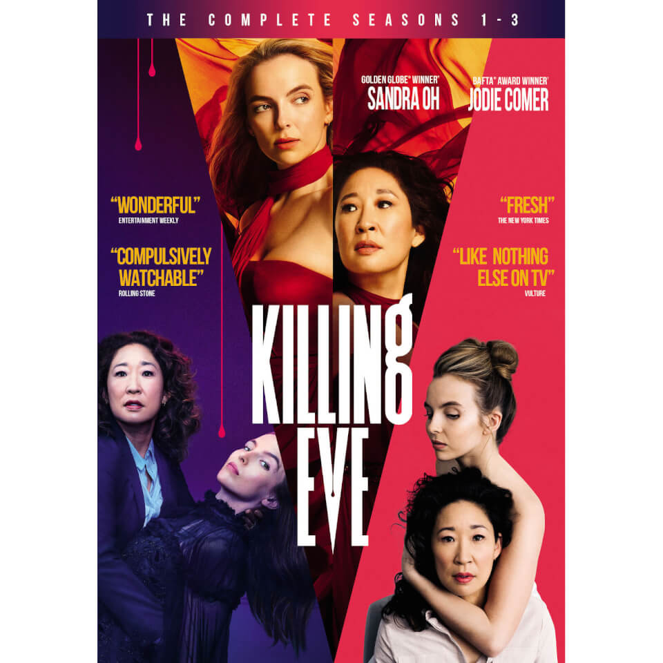 Killing Eve Seasons 13 DVD Zavvi UK