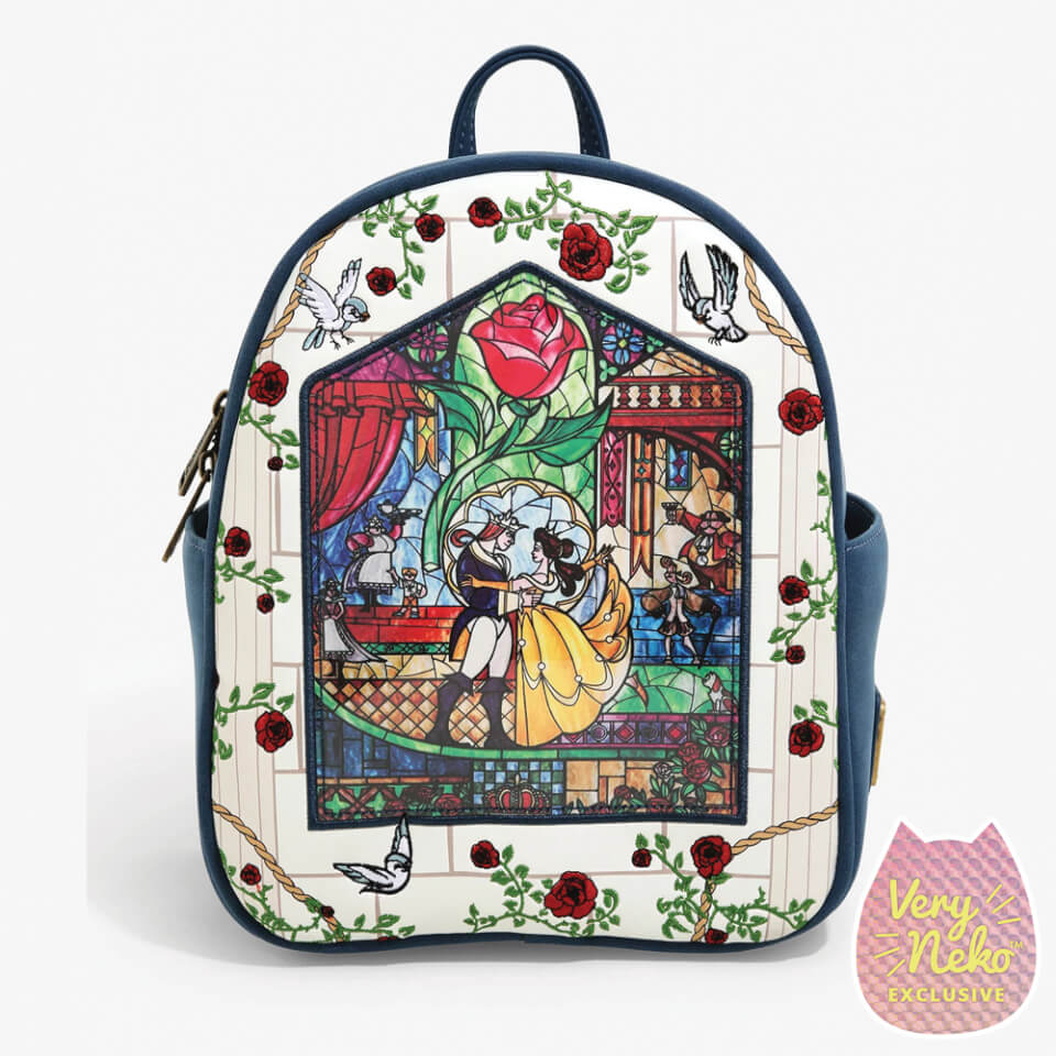 Sac A Main Disney La Belle Et La Bete Loungefly Disney Mini Sac à Dos La Belle et la Bête - Exclusive