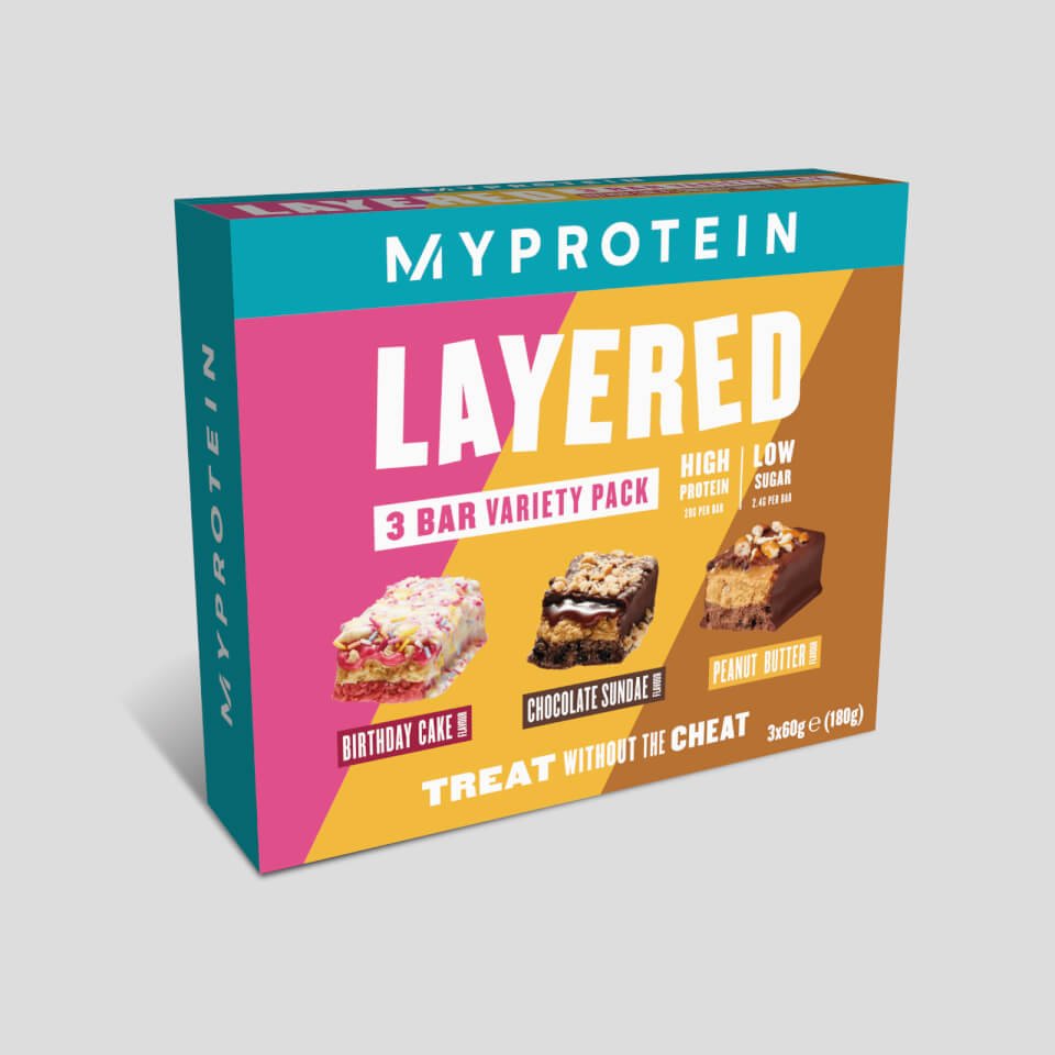 Layered Bar Selection Box Protein Bars MYPROTEIN™