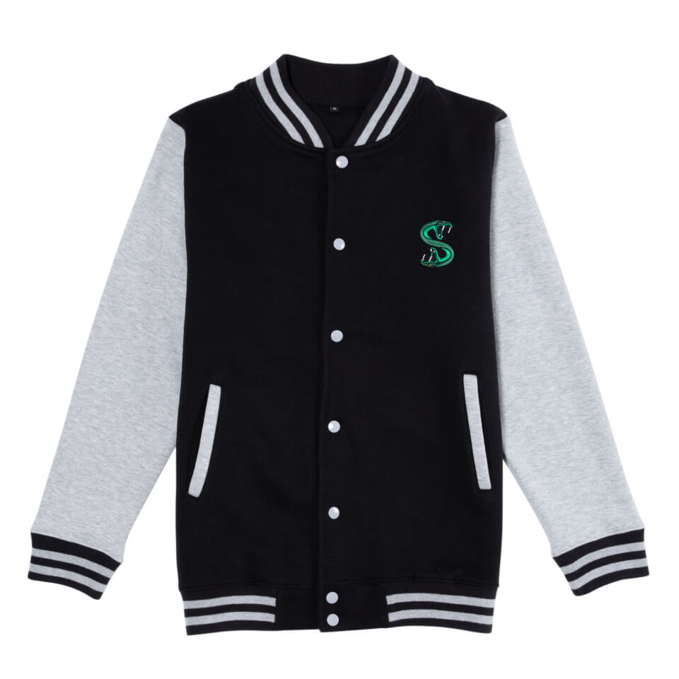 Riverdale South Side Serpent Women S Varsity Jacket Black Grey Clothing Zavvi Uk