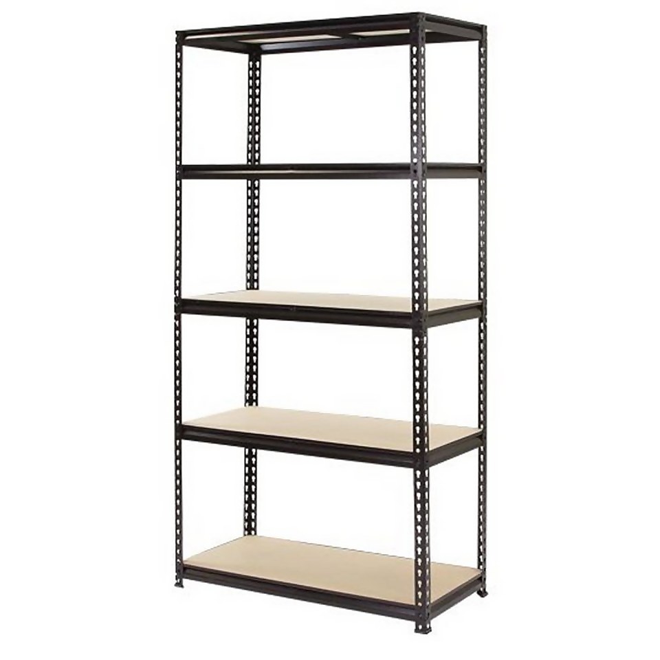 Pinnacle 1830 x 910 x 410mm 5 Tier Shelving Unit Homebase