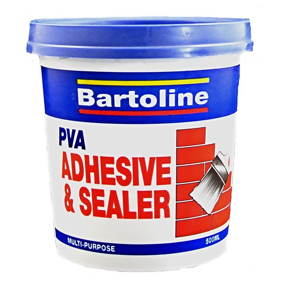 Bartoline MultiPurpose PVA Adhesive & Sealer 500ml Homebase