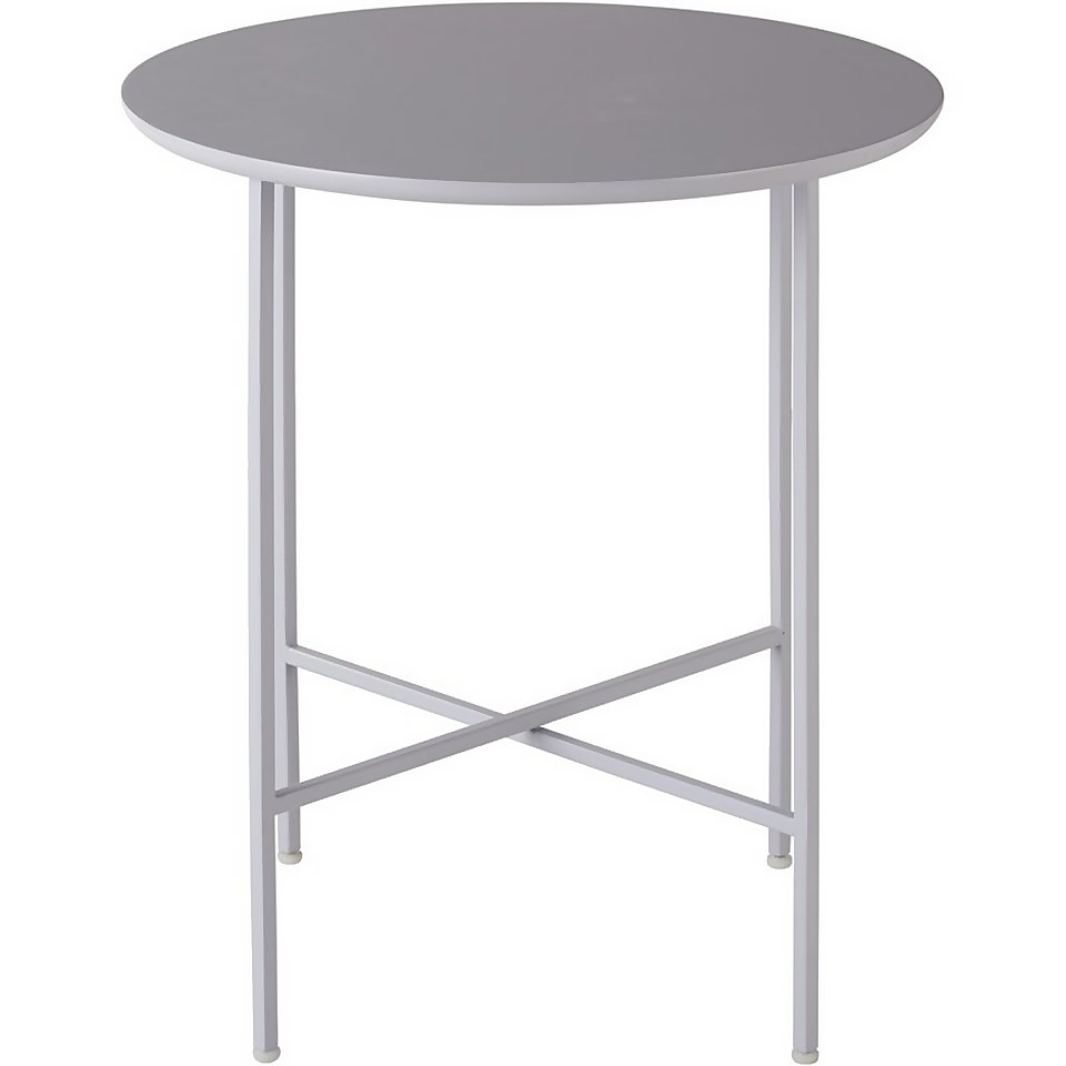 Round Coffee Table Grey Homebase