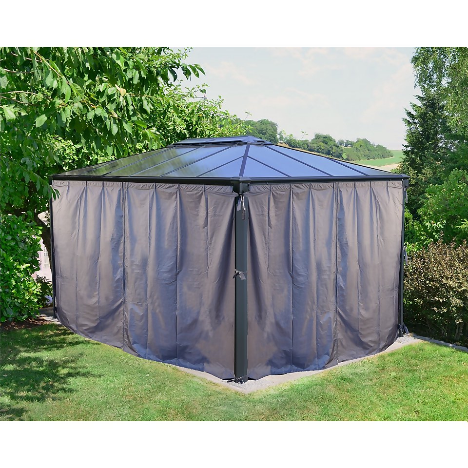 Palram Martinique 4300 Gazebo Curtain Set Homebase