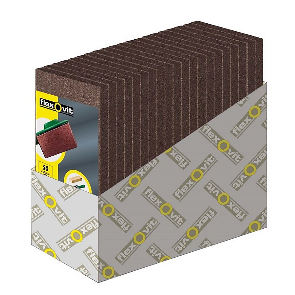 Flexovit Orbital Sanding Sheets 8 Hole 93 x 230mm 50, 80 & 120 Grit