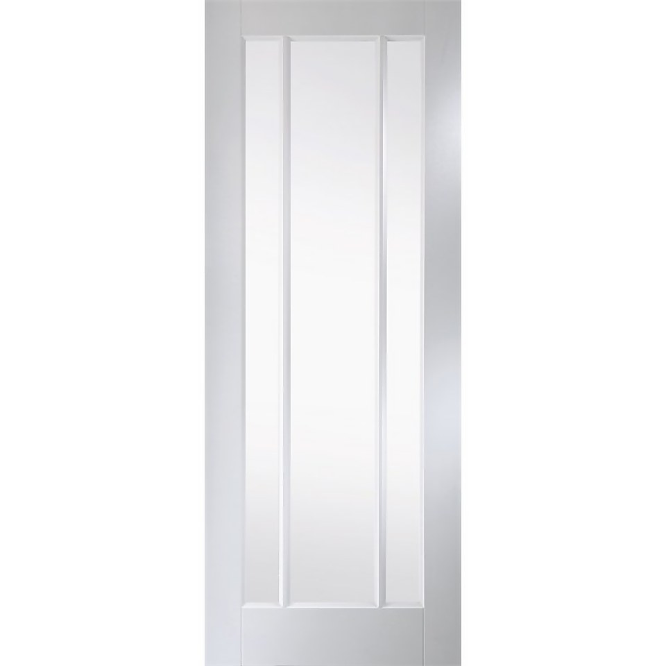 Worcester White Primed Clear Glazed Interior Door 1981 x 762mm Homebase