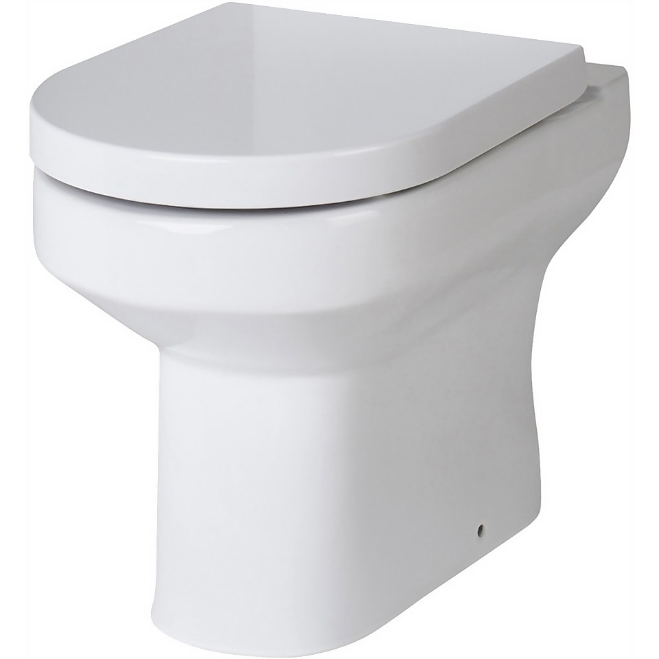 Balterley Vision Back To Wall Pan and Soft Close Toilet Seat Homebase