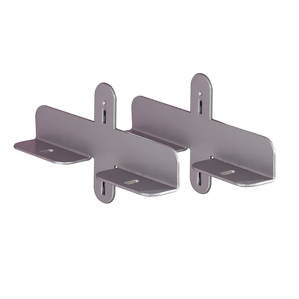 Aura Wardrobe Storage Steel Drawer Support Bracket Homebase