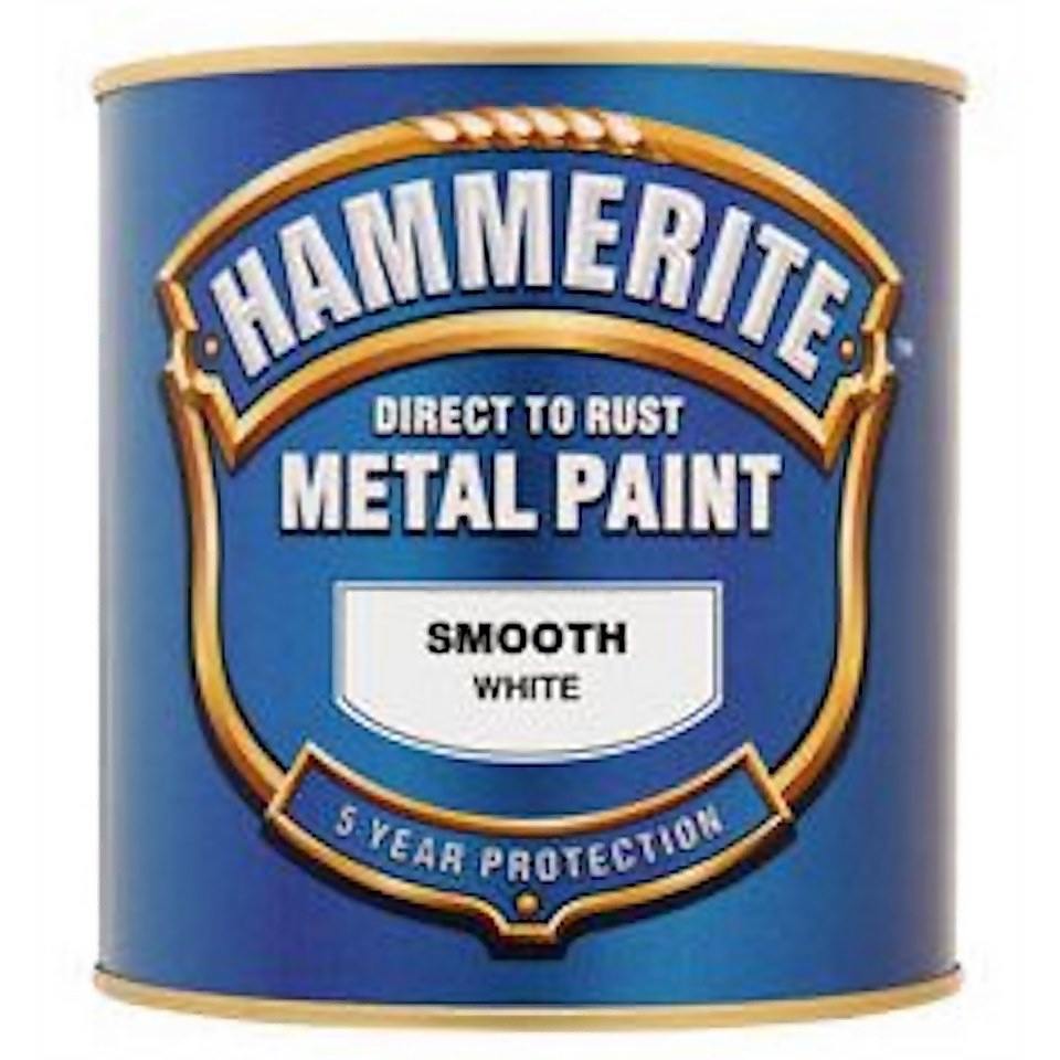 Hammerite Gold Exterior Smooth Metal Paint 250ml Homebase