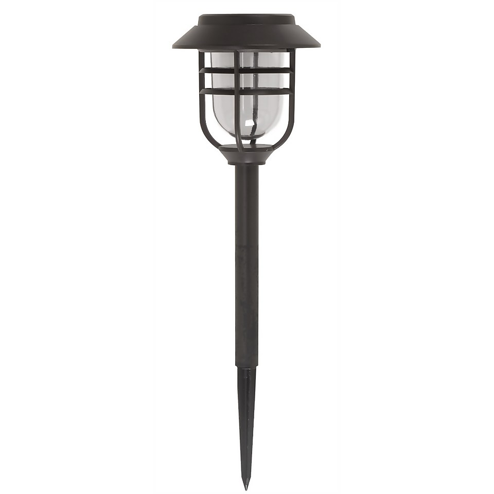 Solar Company Caged Stake Lantern Homebase