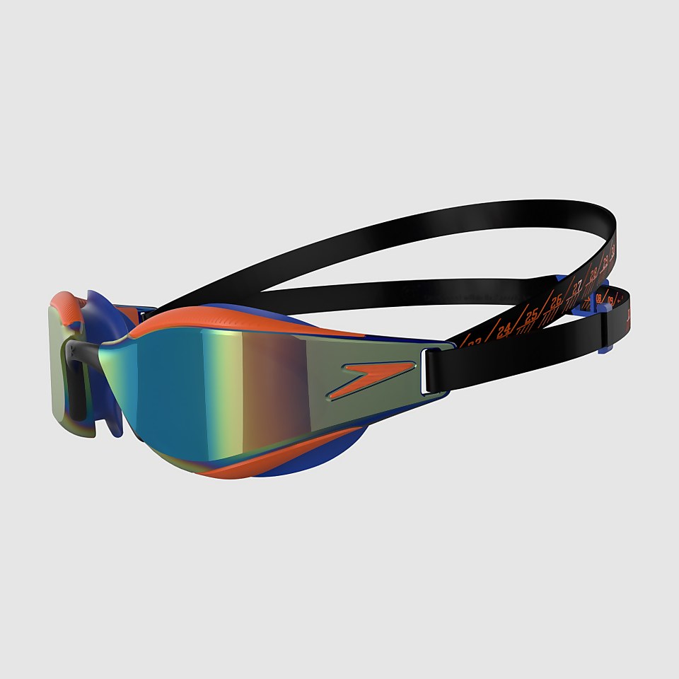 Junior Fastskin Hyper Elite Mirror Goggles Black Speedo