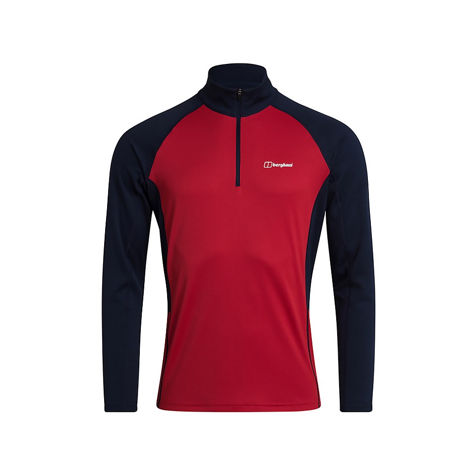 Berghaus men's tech tee long sleeve zip 2.0 clearance
