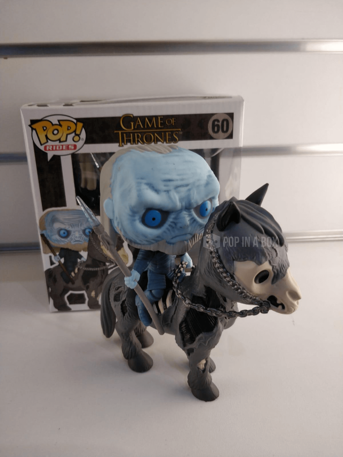 game of thrones white walker on horse pop ride
