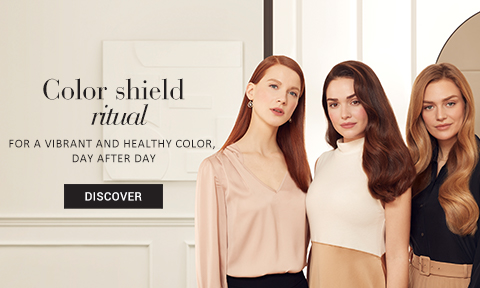 Color Shield Range - Locks color pigments inside the hair fibre, protects the vibrancy of your color and nourishes hair deep down