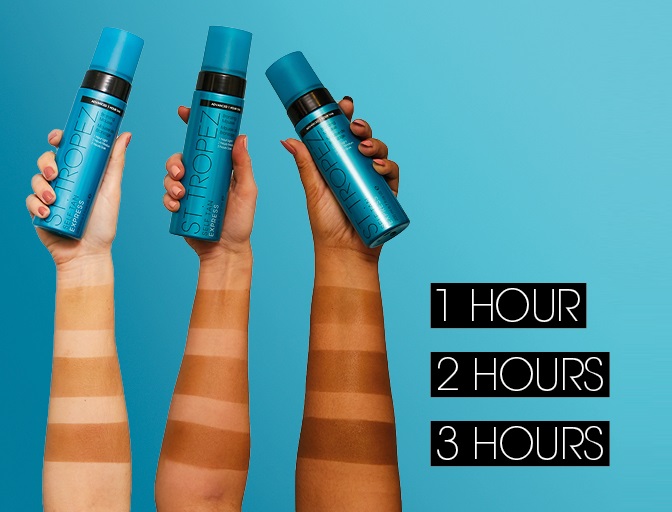 Self Tan Express Bronzing Range 1 Hour Tan St.Tropez UK