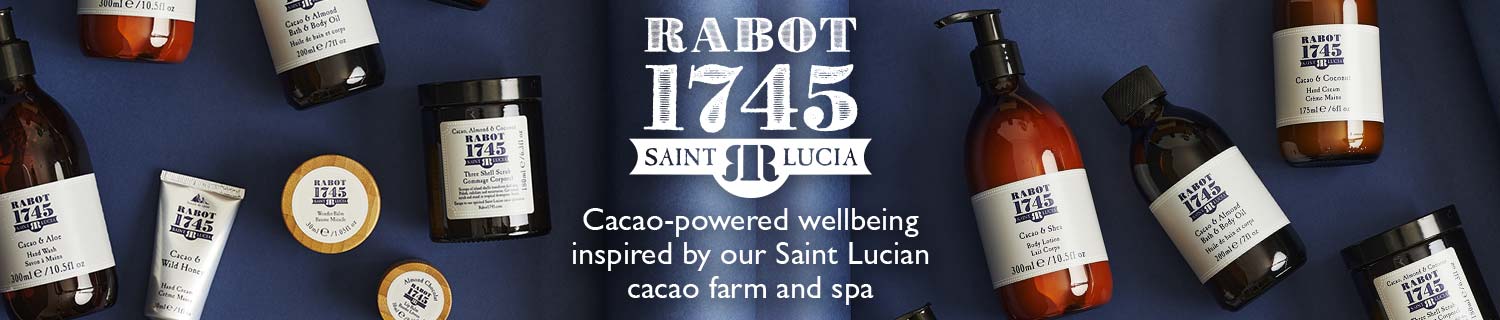 Rabot 1745. Cacao-powered wellbeing inspired by our Saint Lucian cacao farm and spa
