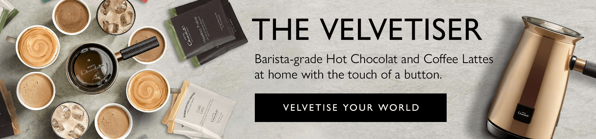 The Velvetiser - Barista-grade Hot Chocolat