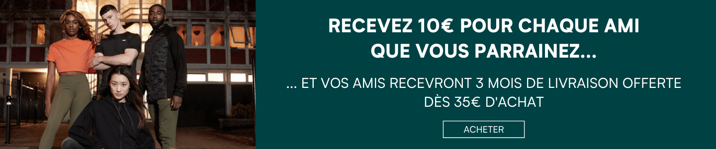 Parrainez vos amis et recevez 10€