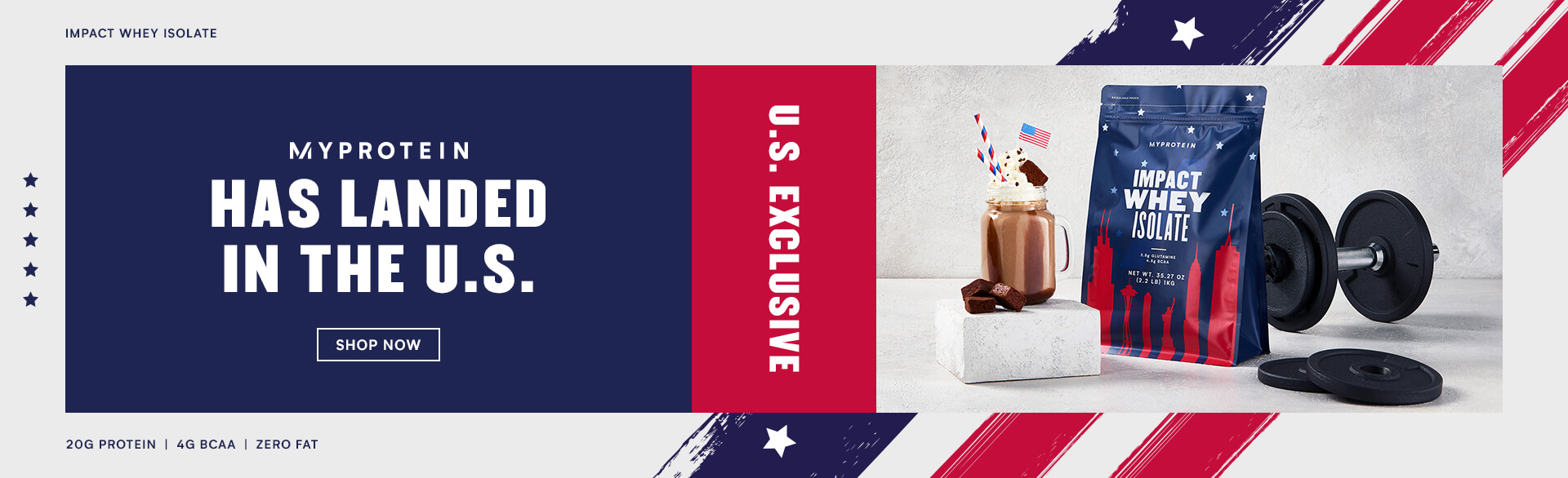 Stars and Stripes Limited Edition Impact Whey Isolate