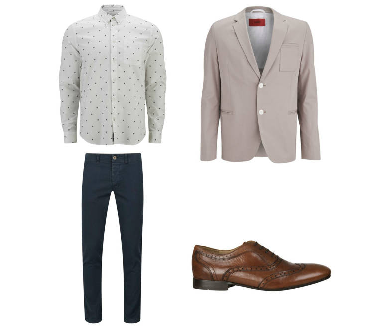mens summer wedding guest outfit