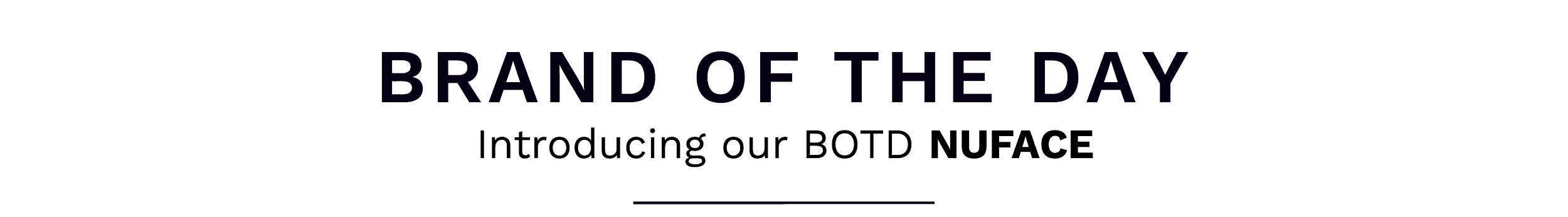 Brand of the day NuFace