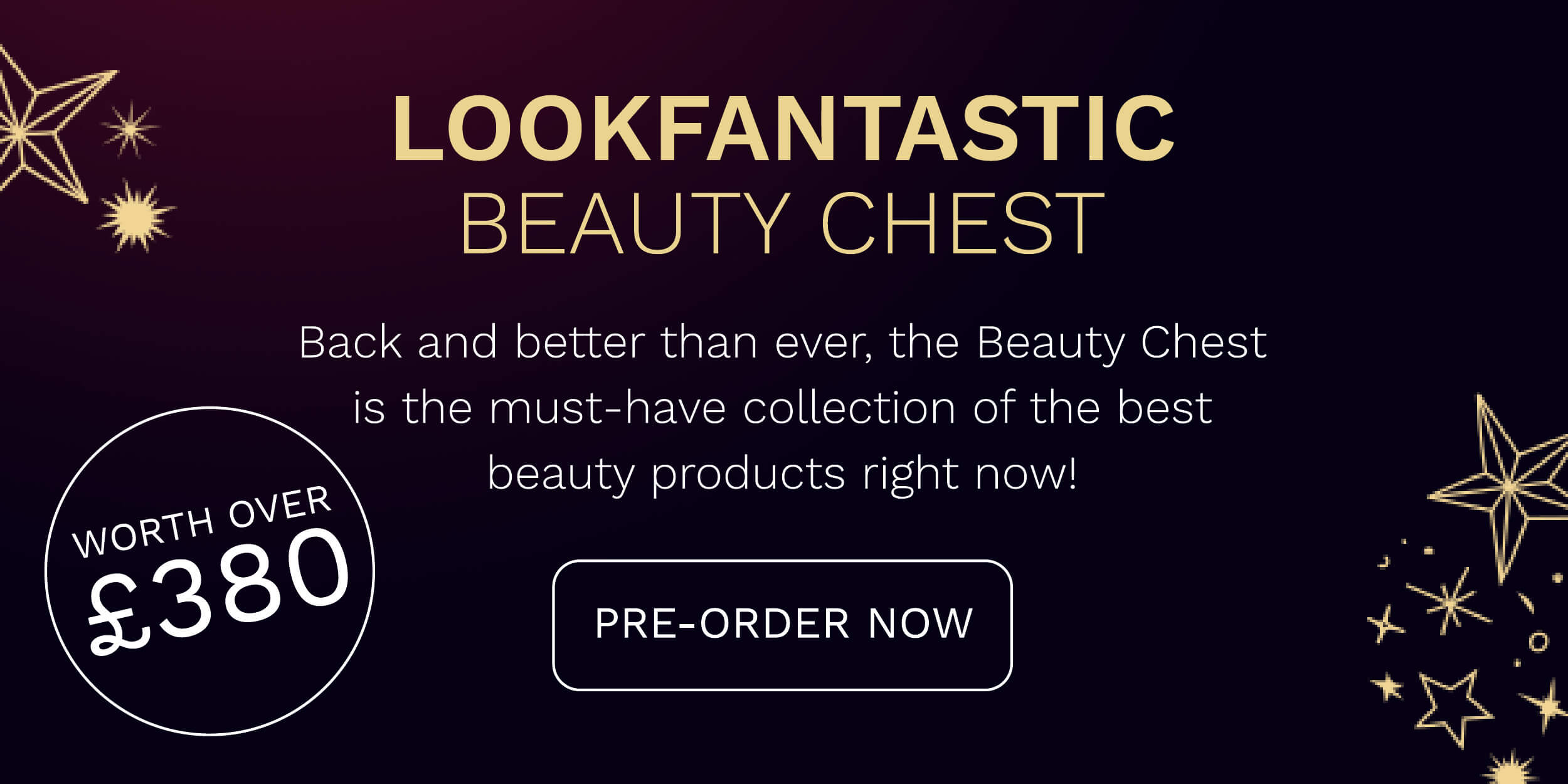 BEAUTY CHEST PRE ORDER NOW